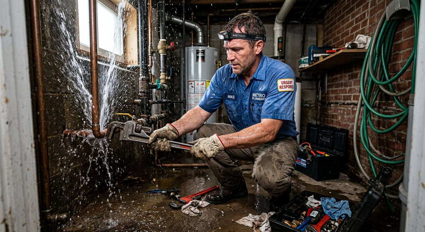 When your pipe bursts, we answer